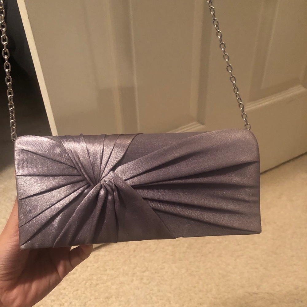 Gray wallet purse